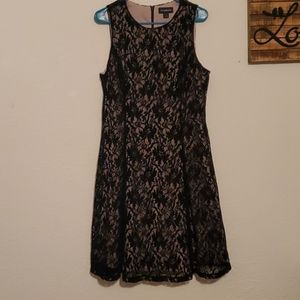 Liz Claiborne black lace dress
